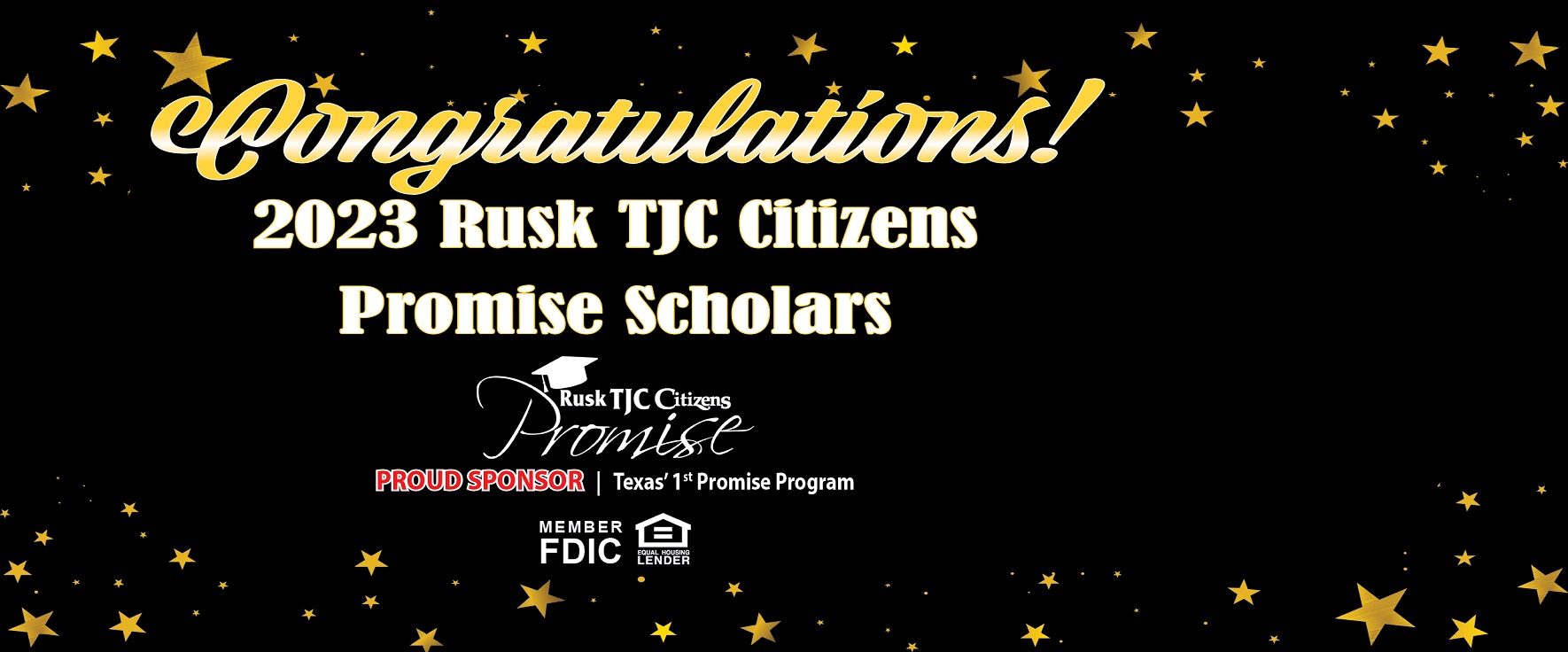 Congratulations to the 2023 TJC Promise Scholars