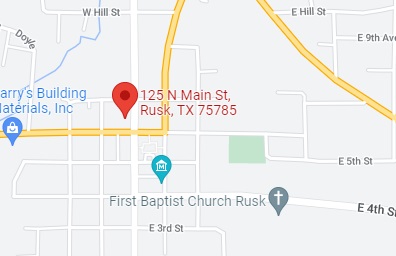 Rusk Branch Map with Link to Google Maps